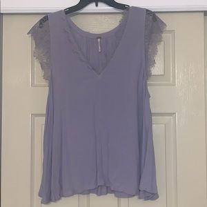Lilac lace tee - Free People